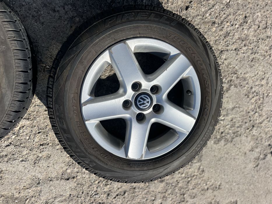 Джанти със ЗИМНИ гуми 195/65/15 за VW: Jetta , Golf, Caddy,Touaran 15”