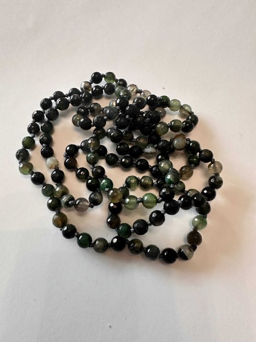 Колие естествени камъни Жадеит/Jadeite