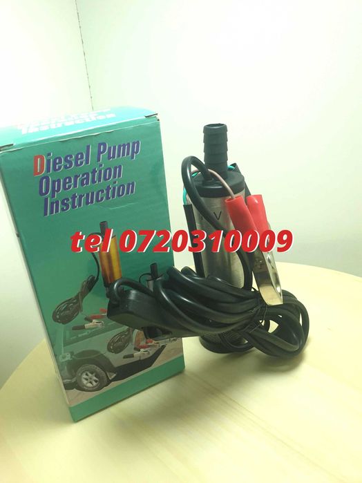 Pompa Submersibila 12v Evacuare Apa Barci 38mm 12 Litri Per Minut