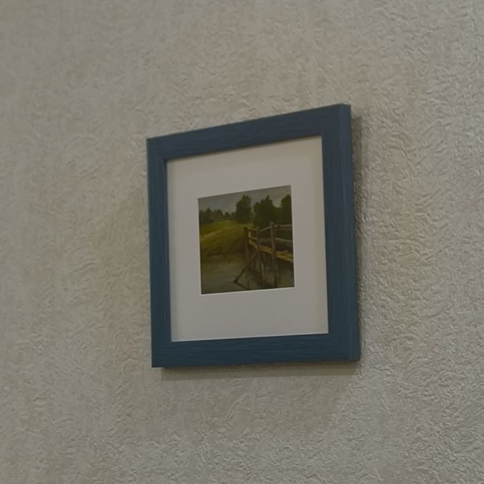 Картина маслом, Лето (багет) 27х24 Rasim