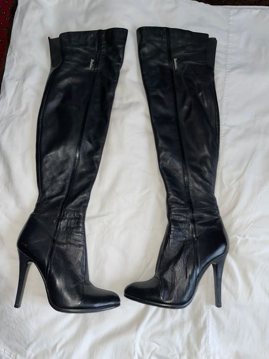 Продаю ботфорды кожаные