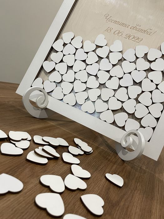 Сватбени рамки за пожелания от гостите