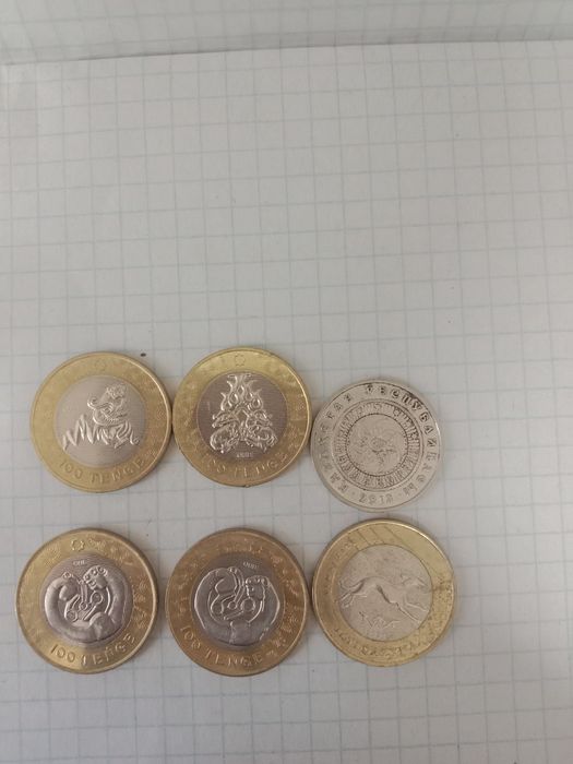 Коллекционные монеты 100тг