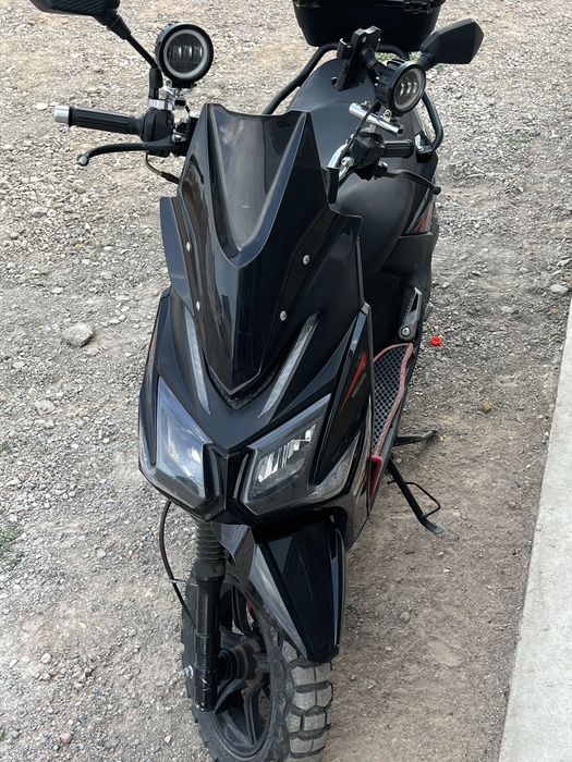 Мопед самурай черный