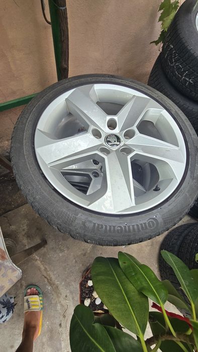 Jante aliaj 5x112 skoda octavia 3 cauciucuri 225 45 r17