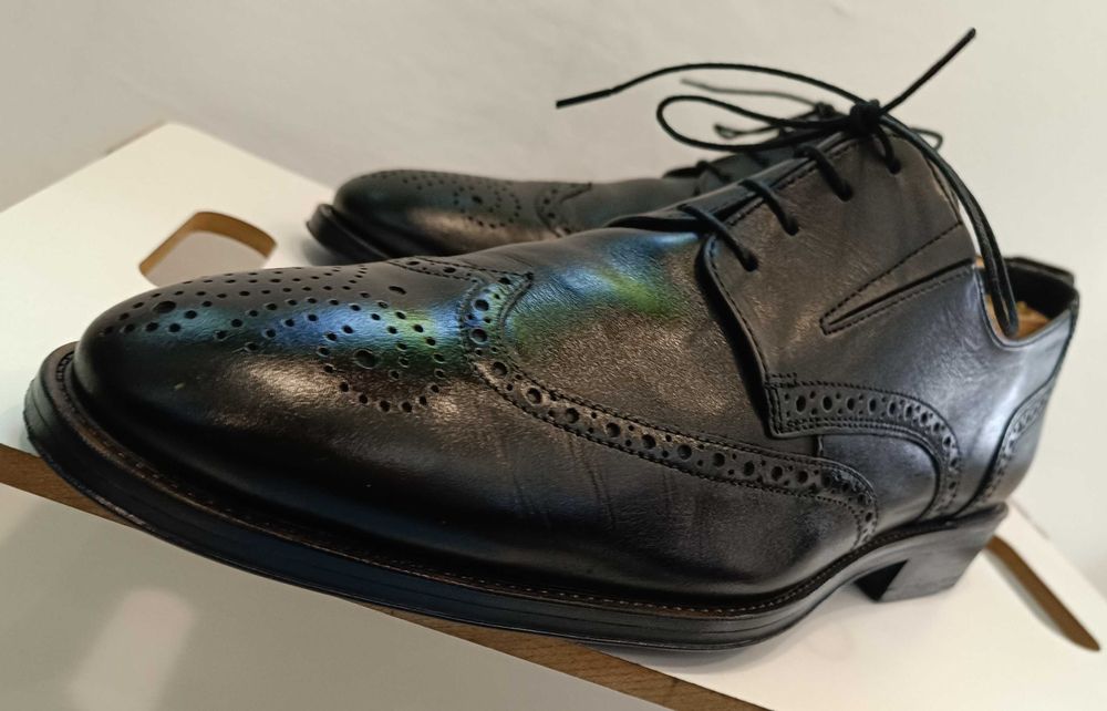 Pantofi derby brogue 44 44.5 premium LLOYD piele naturala moale