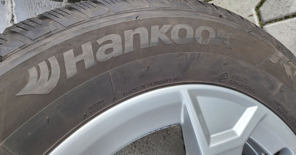 Jante aliaj Audi R17, Q3, A4 ,A5, A6, anvelope Hankook 215 65 17