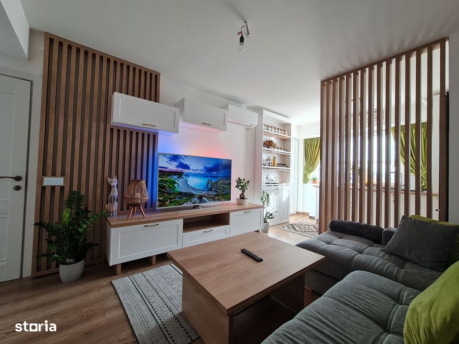 Apartament - 3 camere, mobilat, 76 m.p. cu 2 parcari private