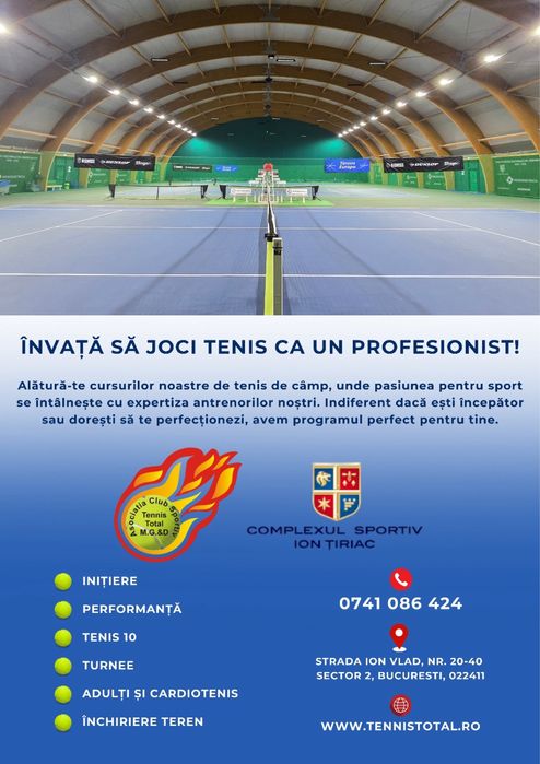Cursuri de tenis copii si adulti