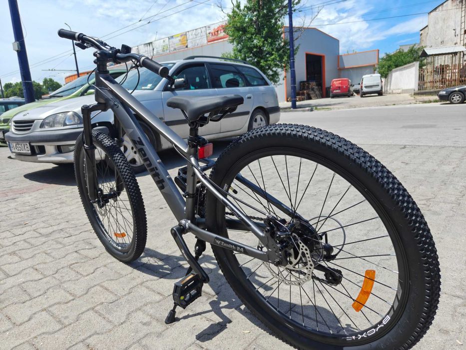 X Алуминиев велосипед 24" ZENITH сив