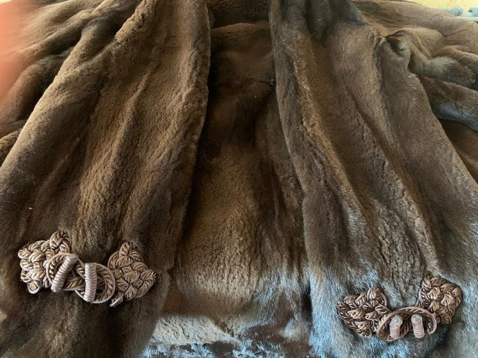 Шуба из стриженой норки