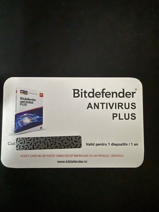 Licenta Bitdefender Antivirus Plus 1 Pc/1 An