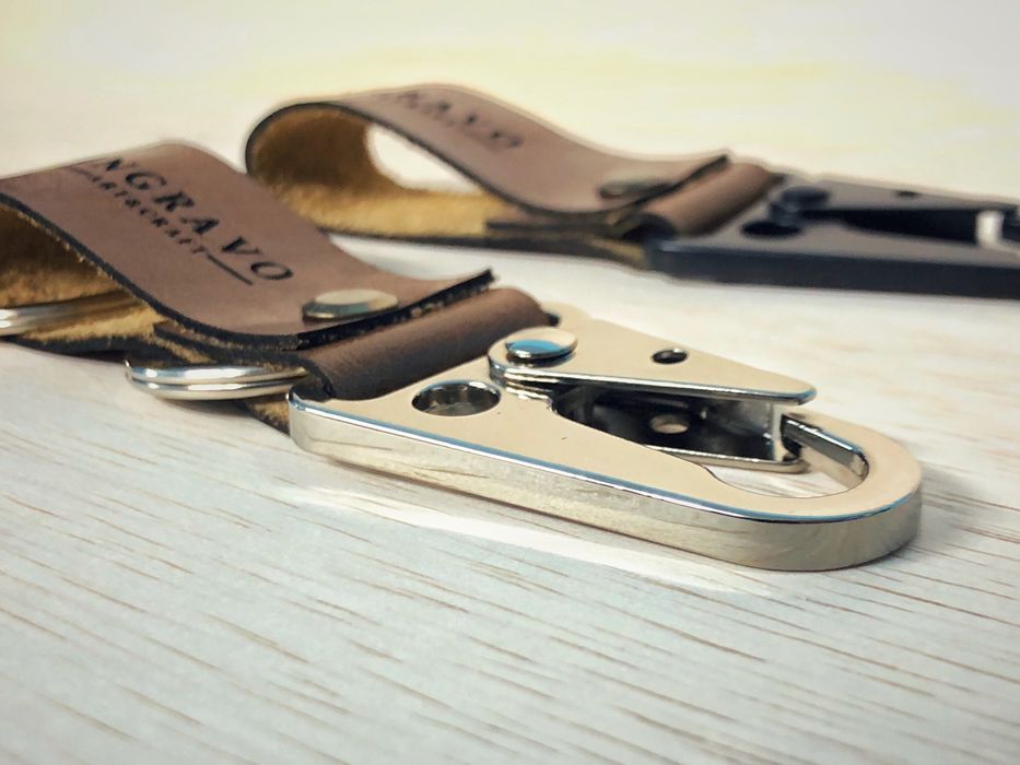 Breloc piele naturala