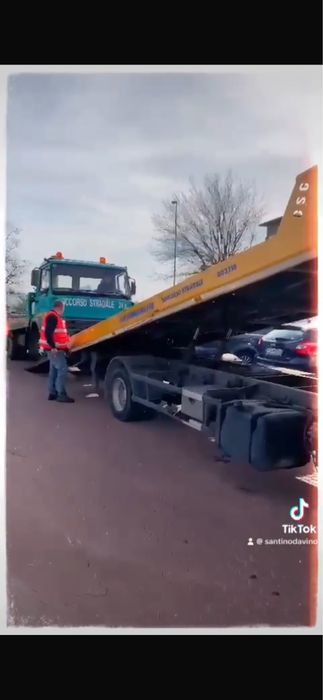 Nissan iveco atleon platforma hidraulica cu furculita si troliu