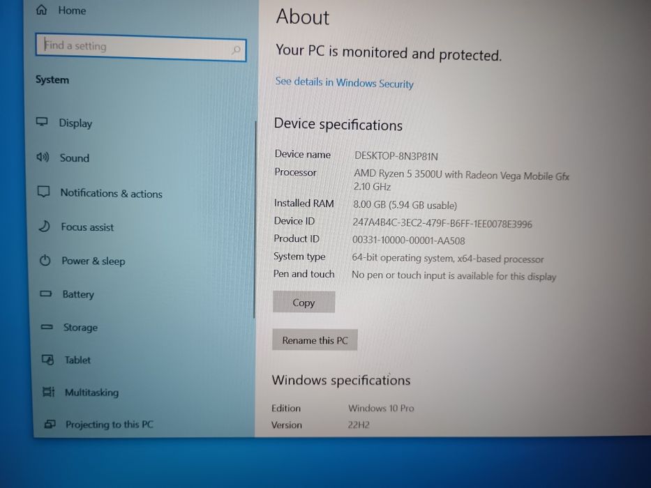 Vând laptop Acer aspire 3 A315-23  că și nou