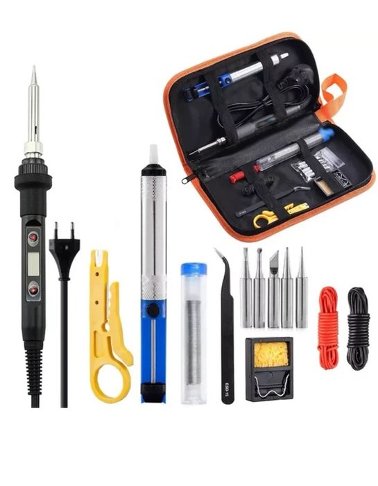 Професионален поялник 80W с електронно регулиране на температурата