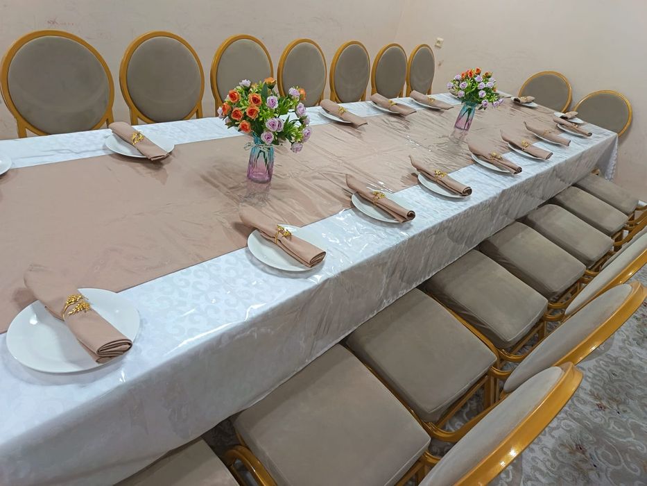 Аренда стол стулья посуды