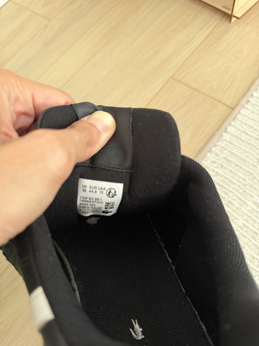 Кожаные кеды Lacoste 43 размер
