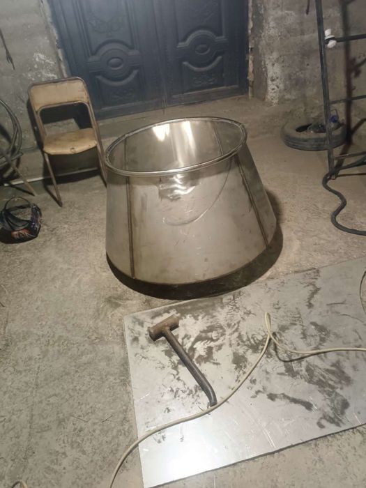 Казан из нержавейкы. Все виды сварки ворота перила навеси и.т.д
