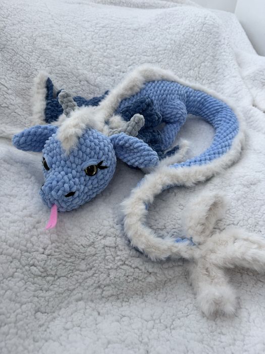 Dragoni croșetați, handmade la comandă, jucării pentru copii