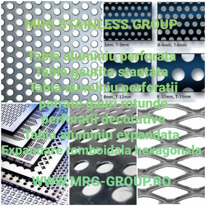 Tabla Perforata Otel 1x1000x2000mm Perforatii Alungite 3x20mm 5x20mm
