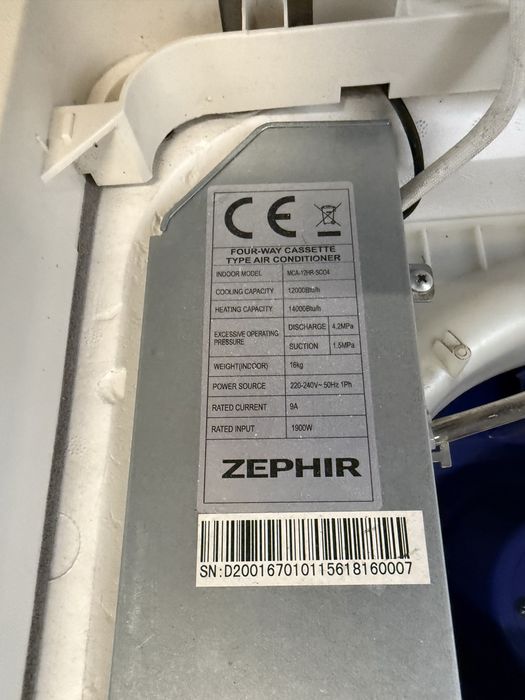 Aer conditionat marca Zephir