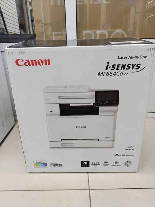 МФУ цветное лазерное Canon i-Sensys MF664Cdw новый в коробке