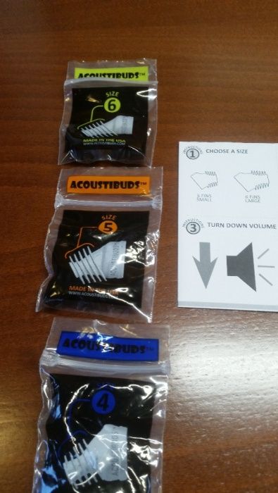 Adaptoare cauciuc pentru Casti de ureche Acoustibuds