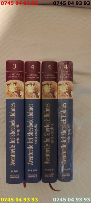 carte carti aventurile lui sherlock Holmes 4 vol pret pe toate
