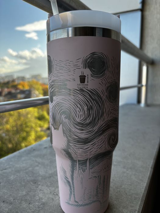 Гравирани Термочаши “Хелоуин” и “Котки в звездна нощ”