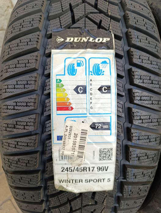 Зимни гуми Dunlop 245/45/17 Germany