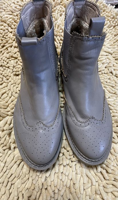 Кожаные ботинки Челси