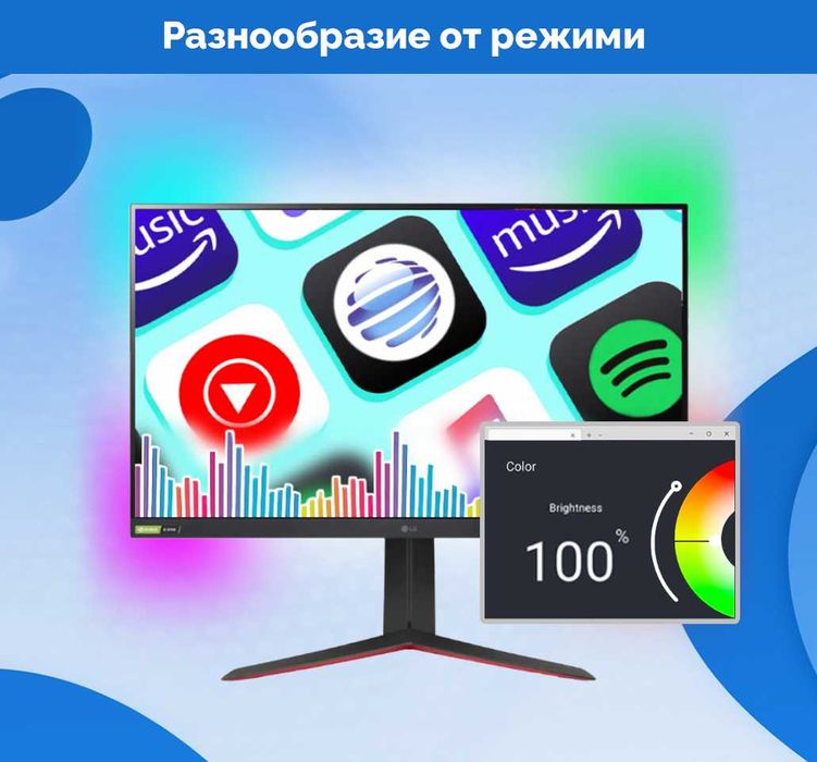 Амбиентно осветление за МОНИТОР - Синхронизираща се LED лента с ЕКРАН