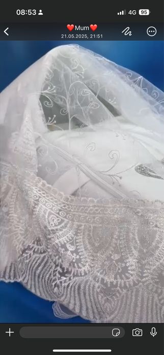 Конверт для выписки , детская кроватка