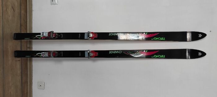 Ски ТЕХНО про,170см с автомати, използвани