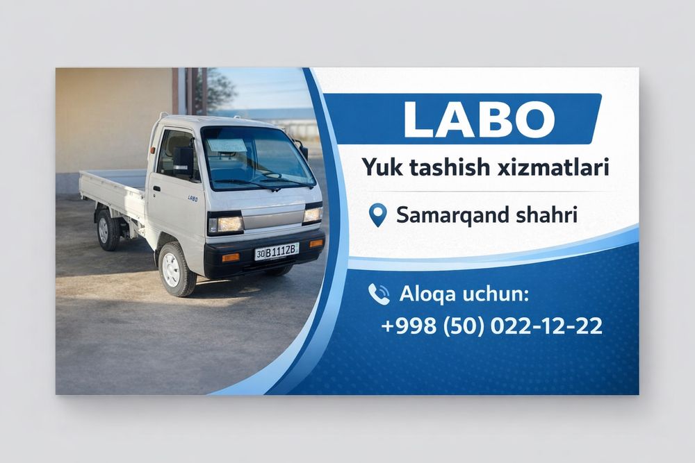 Labo yuk tashish xizmati 24/7