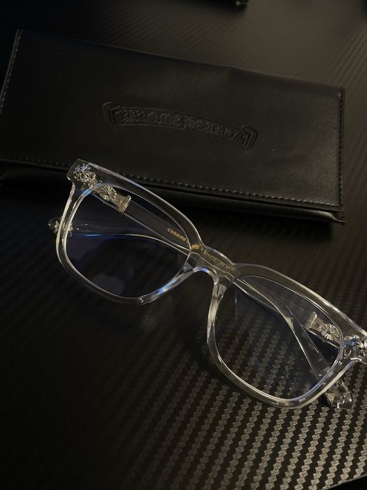 Ochelari Chrome Hearts + Toc Transparenti
