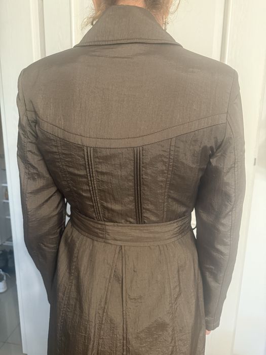 Trench Poema kaki metalizat