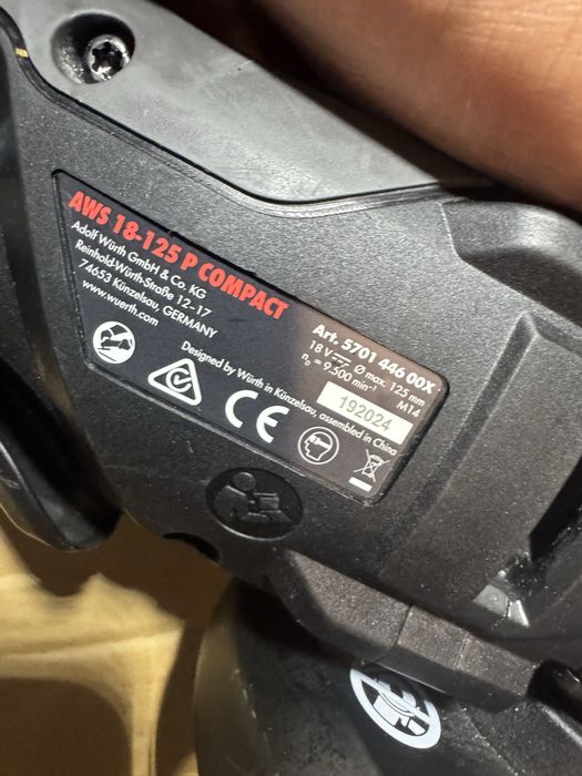 Flex Wurth AWS 18 125-P  ca nou