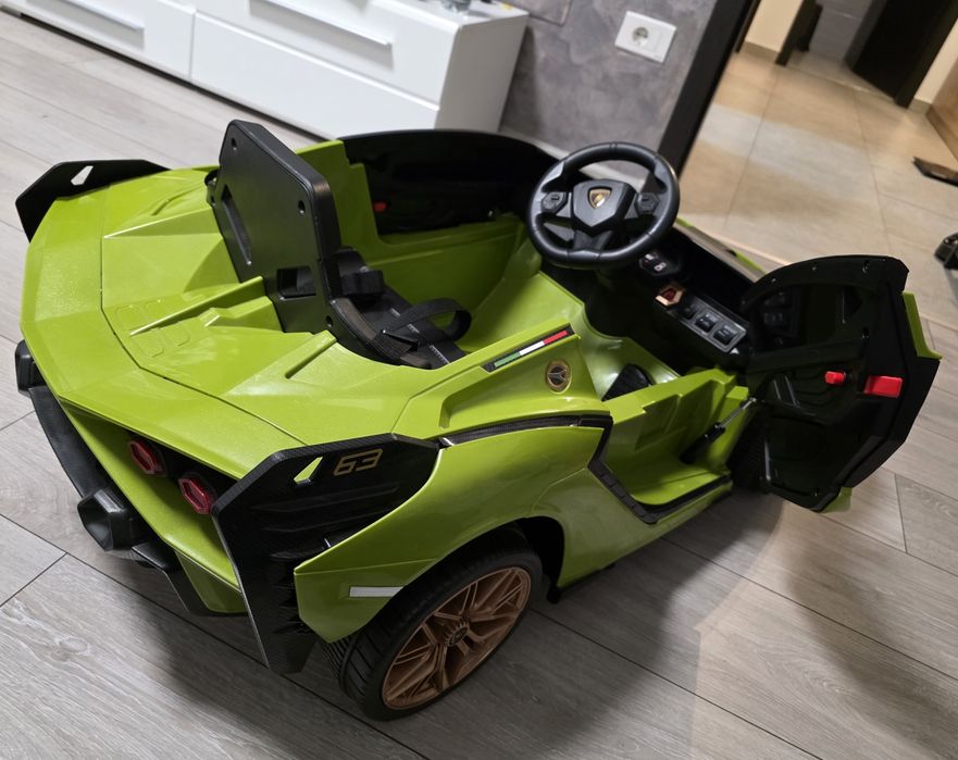 Masinuta electrica Lamborghini Sian verde