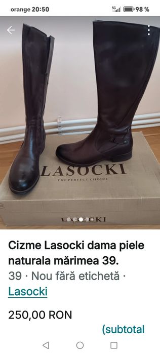 Cizme Lasocki damă, mărimea 39, noi