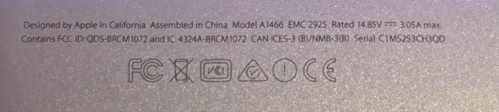 Macbook A1466 Impecabil