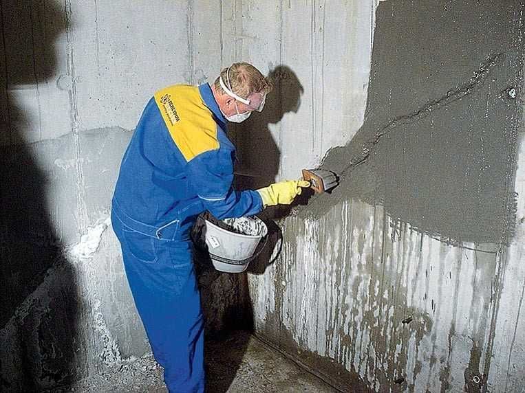 Гидроизоляция подземных парковок гаражей подвала лифтовых шахт приямко