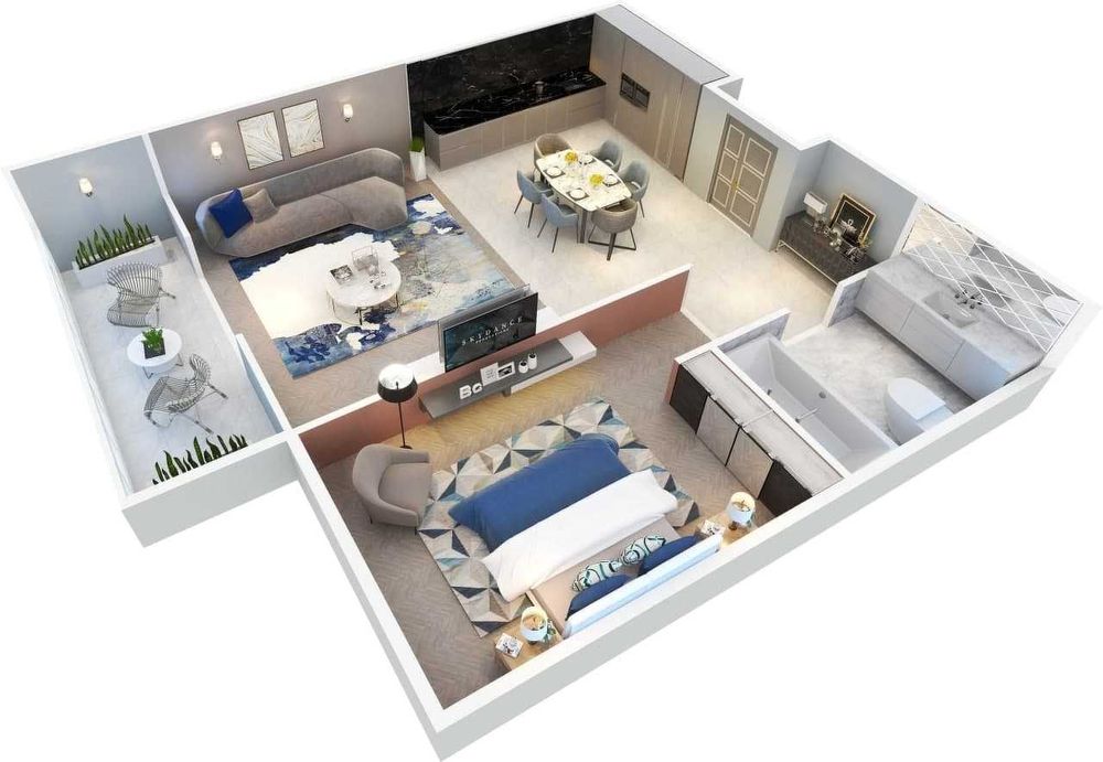 Yu  2х комнатная 53м2 квартира коробка Сергели маш базар