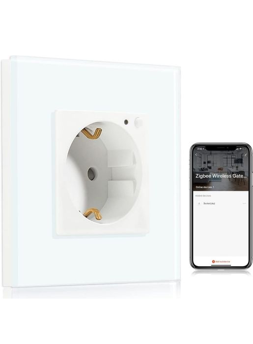 Priză simplă inteligentă Tuya / SmartLife WiFi BSEED 16A