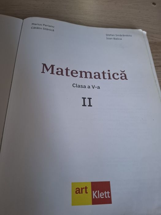 Culegeri matematica , clasa a Va  2 culegeri la 40 setul