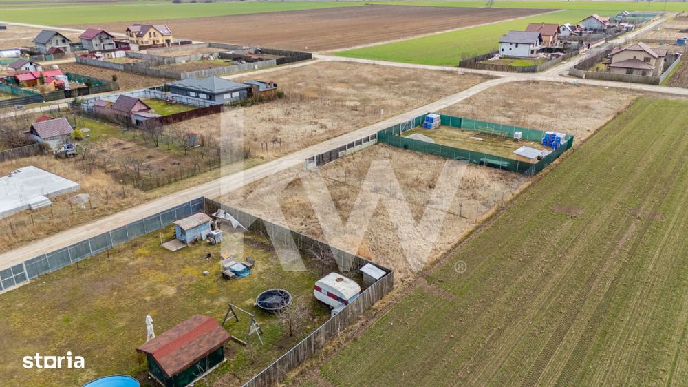 Teren intravilan Harman, 500 mp, zona buna, vecinatati construite, com