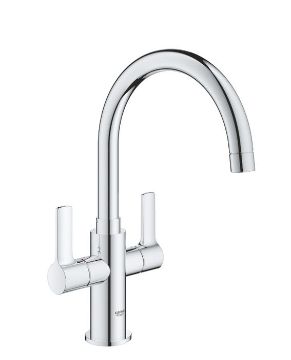 Baterie bucătărie Grohe Start cromată cu două manete
