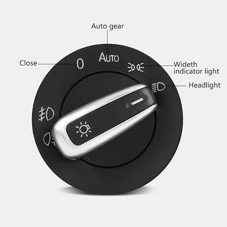 НОВ Превключвател за фарове за WV Golf mk5 mk6 Tiguan Passat B6 Touran