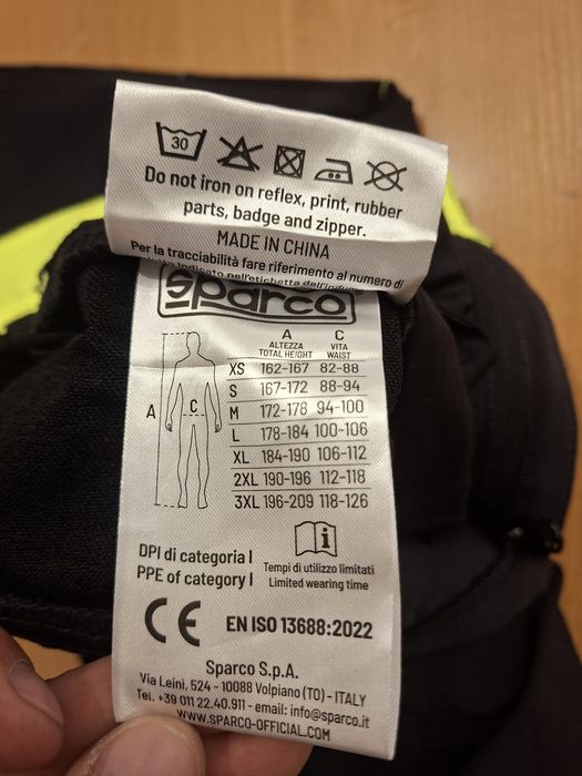 Sparco Tech pantaloni de lucru